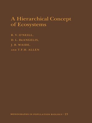 cover image of A Hierarchical Concept of Ecosystems